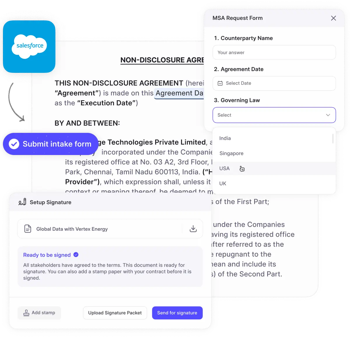 Self-serve workflows Solution by HyperStart CLM